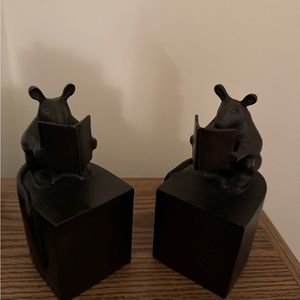 Vintage mice book ends